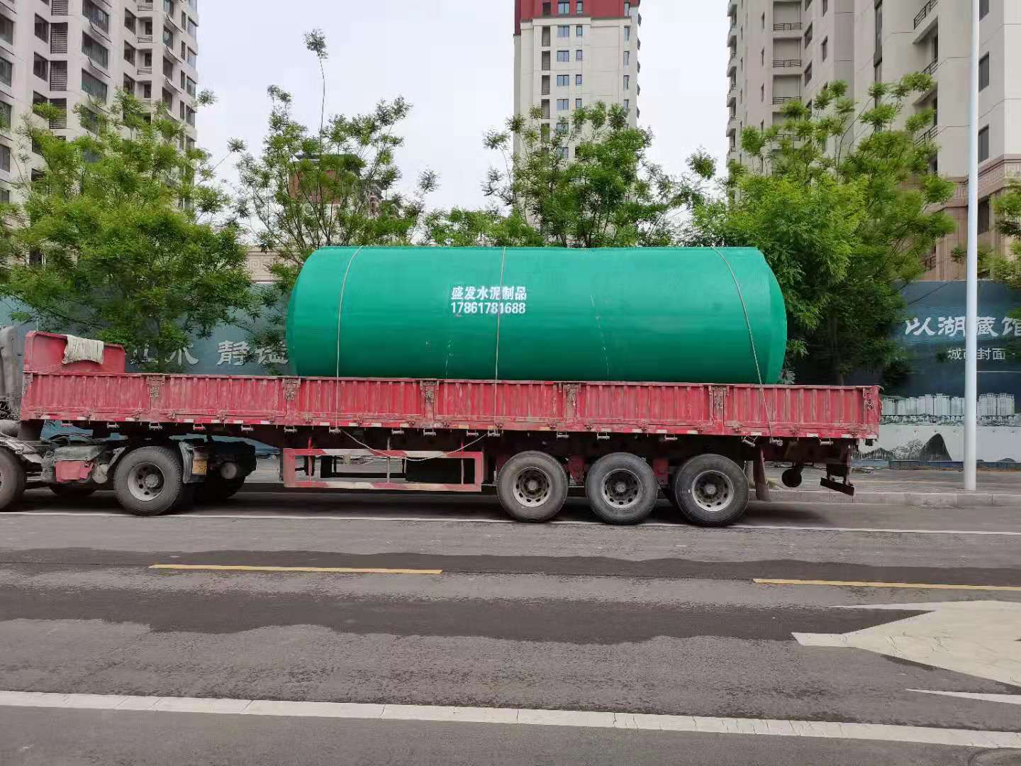 潍坊昌乐县水泥一体式化粪池